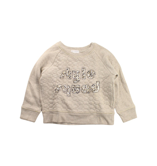 A Beige Crewneck Sweatshirts from Witchery in size 4T for neutral. (Front View)