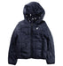 A Blue Puffer/Quilted Jackets from IKKS in size 8Y for girl. (Front View)
