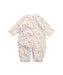 A White Long Sleeve Jumpsuits from Mides in size 3-6M for girl. (Back View)