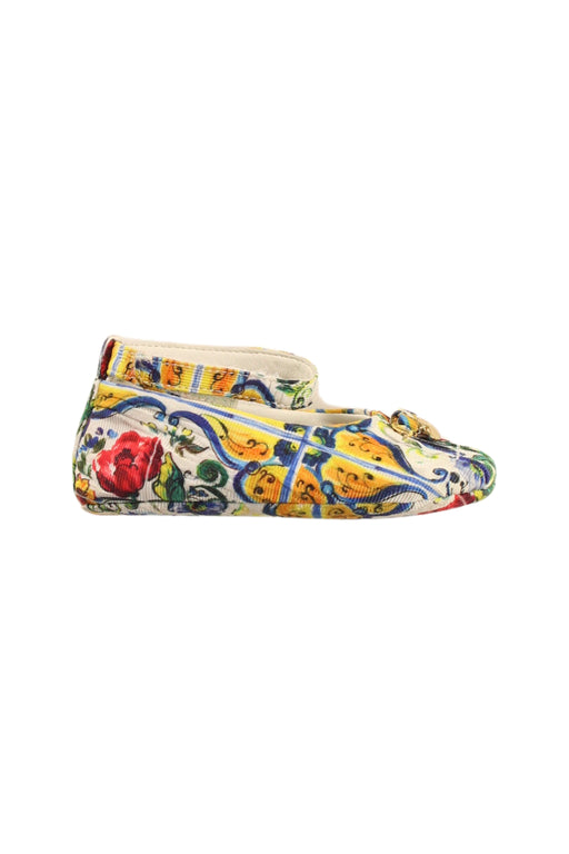 A Multicolour Flats from Dolce & Gabbana in size 12-18M for girl. (Front View)