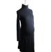 A Black Nursing Dresses from Seraphine in size S for maternity. (Front View)