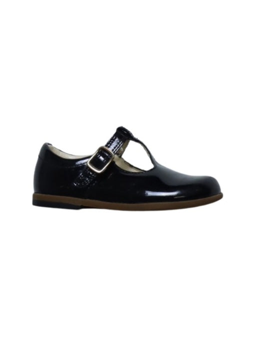 A Black Dress Shoes from Clarks in size 18-24M for girl. (Front View)