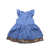 A Blue Short Sleeve Dresses from Hucklebones in size 3T for girl. (Back View)