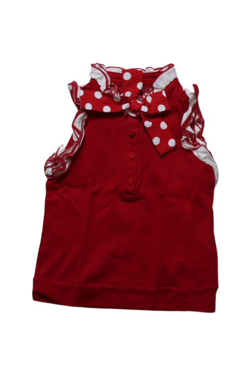 A Red Sleeveless Tops from Nicholas & Bears in size 2T for girl. (Front View)