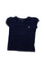 A Navy Short Sleeve Tops from Ralph Lauren in size 2T for girl. (Front View)