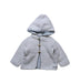 A White Coats from Jacadi in size 6-12M for girl. (Front View)