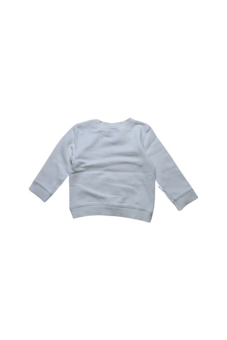 A White Crewneck Sweatshirts from Janie & Jack in size 12-18M for girl. (Back View)