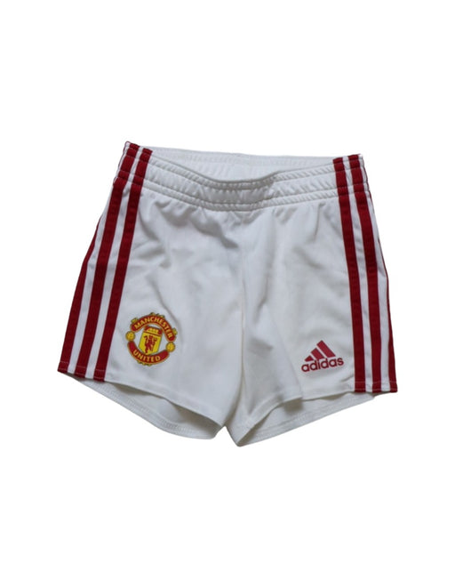 A Red Shorts from Adidas in size 6-12M for boy. (Front View)