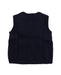 A Blue Sweater Vests from Emile et Ida in size 2T for boy. (Back View)