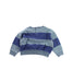 A Blue Crewneck Sweatshirts from Petit Bateau in size 12-18M for boy. (Back View)