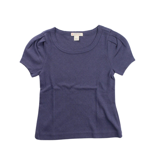 A Purple Short Sleeve Tops from Crewcuts in size 2T for girl. (Front View)