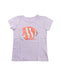 A Purple Short Sleeve T Shirts from Crewcuts in size 4T for girl. (Front View)