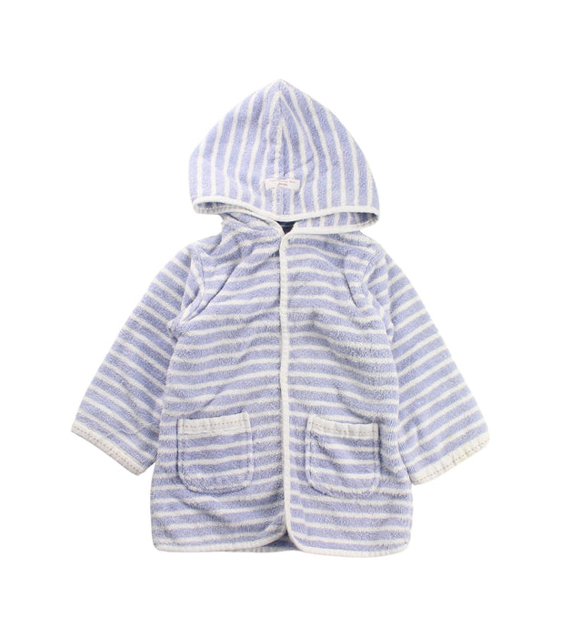 A Purple Bathrobes from Jacadi in size 12-18M for neutral. (Front View)