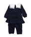 A Blue Long Sleeve Jumpsuits from Nicholas & Bears in size 0-3M for girl. (Back View)
