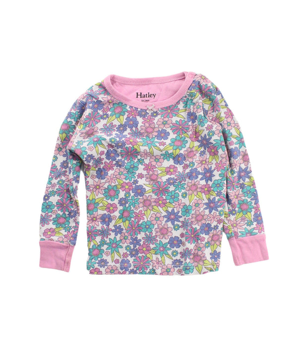A Pink Pyjama Sets from Hatley in size 18-24M for girl. (Front View)