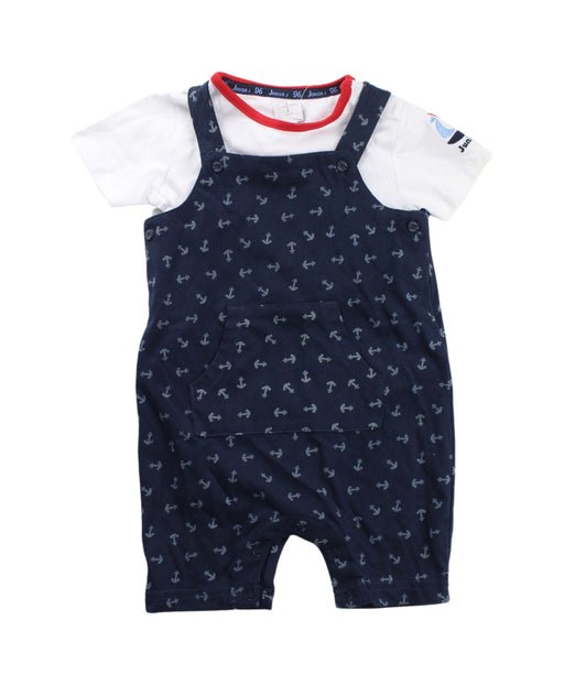 A Blue Overall Sets from J by Jasper Conran in size 6-12M for boy. (Front View)