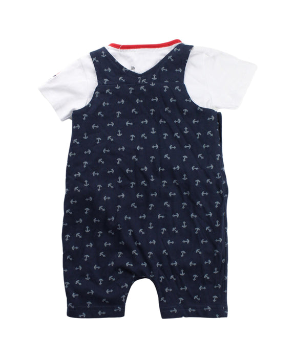 A Blue Overall Sets from J by Jasper Conran in size 6-12M for boy. (Back View)