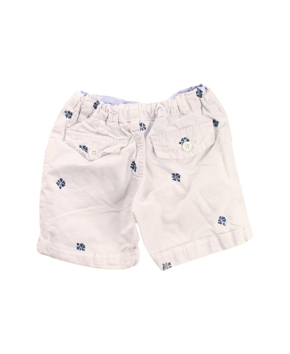 A White Shorts from Gingersnaps in size 3-6M for boy. (Back View)