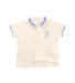 A White Short Sleeve Polos from Young Versace in size 6-12M for boy. (Front View)