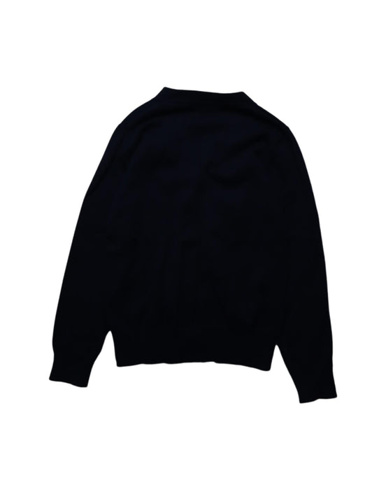 A Black Knit Sweaters from Jacadi in size 4T for boy. (Back View)
