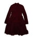 A Red Long Sleeve Dresses from Nicholas & Bears in size 4T for girl. (Front View)
