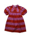 A Red Short Sleeve Dresses from Stella McCartney in size 6T for girl. (Front View)