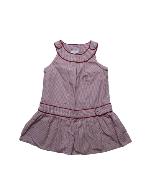 A Red Sleeveless Dresses from Jacadi in size 12-18M for girl. (Front View)