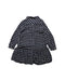 A Black Long Sleeve Dresses from Petit Bateau in size 3T for girl. (Back View)
