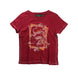 A Red Short Sleeve T Shirts from Shanghai Tang in size 6T for girl. (Front View)