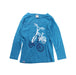 A Blue Long Sleeve T Shirts from Appaman in size 4T for boy. (Front View)