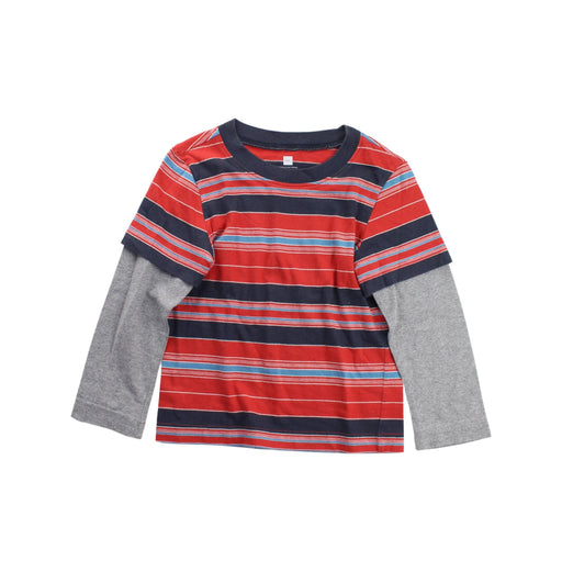 A Multicolour Long Sleeve T Shirts from Tea in size 4T for boy. (Front View)
