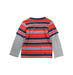 A Multicolour Long Sleeve T Shirts from Tea in size 4T for boy. (Back View)
