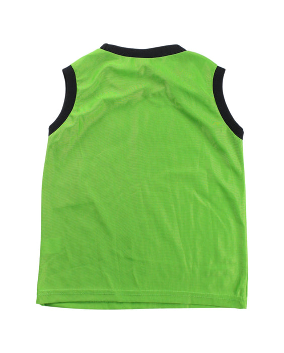 A Green Sleeveless T Shirts from New Balance in size 4T for boy. (Back View)