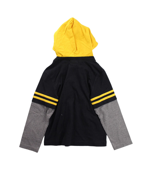 A Black Hooded Sweatshirts from Lego Wear in size 4T for boy. (Back View)
