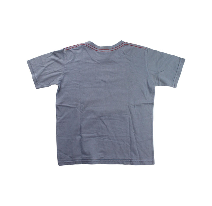 A Grey Short Sleeve T Shirts from City Threads in size 5T for boy. (Back View)