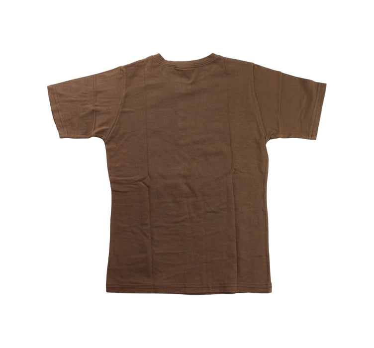 A Brown Short Sleeve T Shirts from City Threads in size 5T for boy. (Back View)