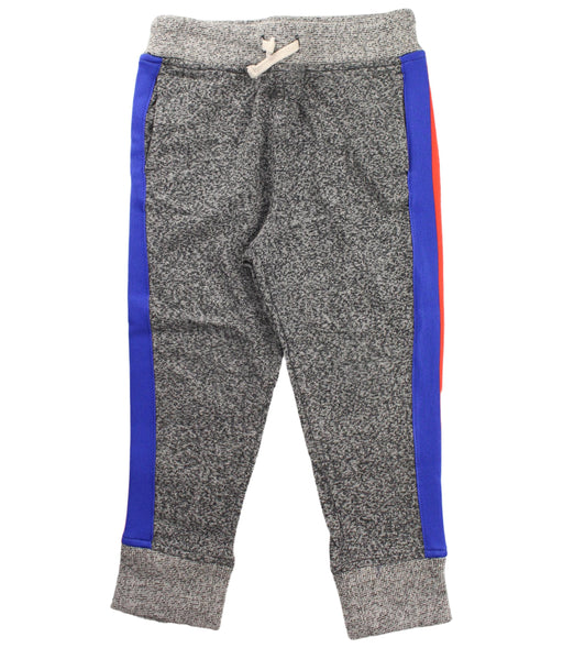 A Grey Sweatpants from Crewcuts in size 4T for girl. (Front View)