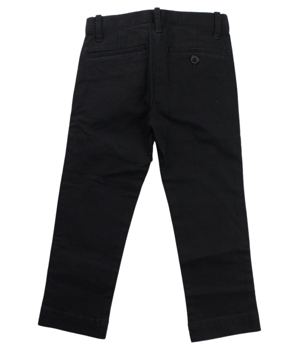 A Black Casual Pants from Crewcuts in size 3T for boy. (Back View)