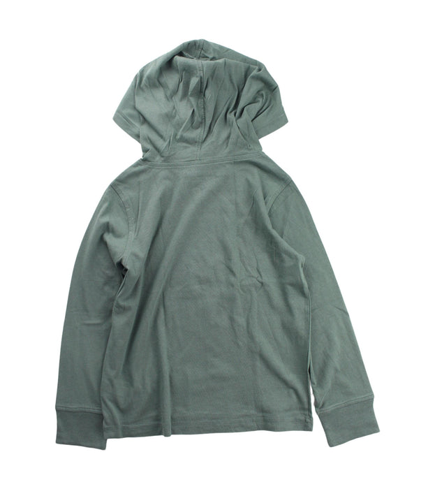 A Green Hooded Sweatshirts from Crewcuts in size 4T for boy. (Back View)