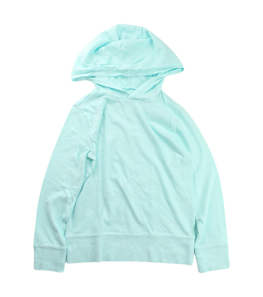 A Green Hooded Sweatshirts from Crewcuts in size 4T for girl. (Front View)