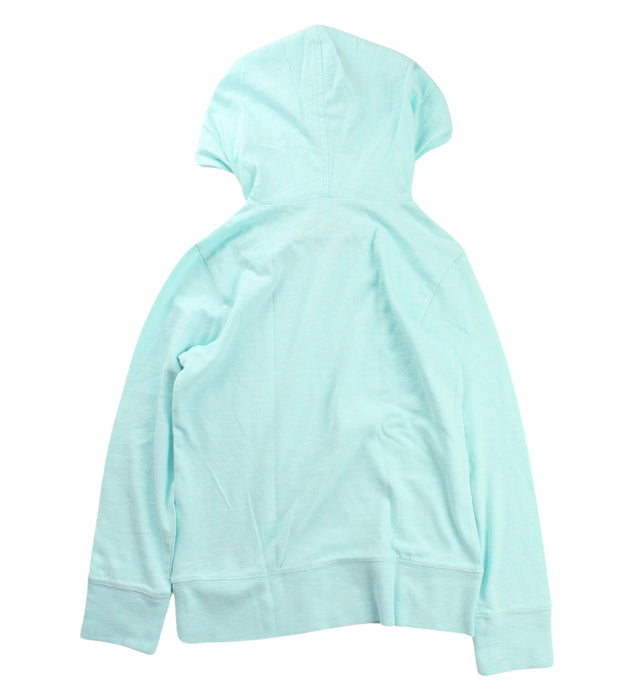 A Green Hooded Sweatshirts from Crewcuts in size 4T for girl. (Back View)