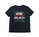 A Black Short Sleeve T Shirts from Under Armour in size 7Y for boy. (Front View)