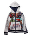 A Blue Zippered Sweatshirts from Desigual in size 3T for boy. (Back View)