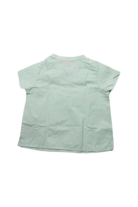 A Green Short Sleeve Tops from Bonpoint in size 6-12M for girl. (Back View)