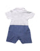 A Multicolour Short Sleeve Rompers from Chickeeduck in size 12-18M for boy. (Back View)