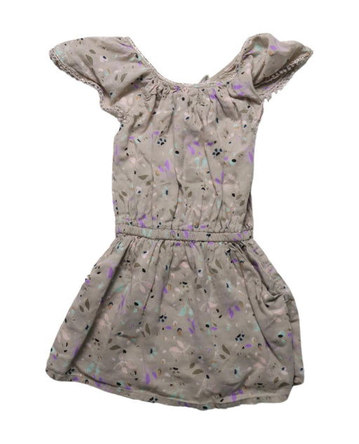 A Multicolour Sleeveless Dresses from Velveteen in size 3T for girl. (Front View)
