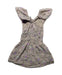 A Multicolour Sleeveless Dresses from Velveteen in size 3T for girl. (Back View)