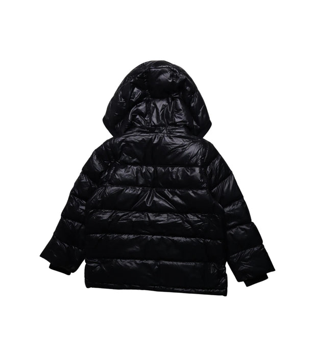 A Black Puffer/Quilted Jackets from Nicholas & Bears in size 6T for girl. (Back View)