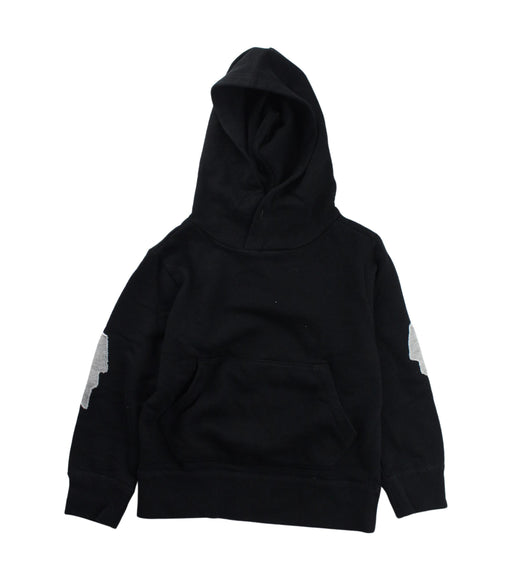 A Black Hooded Sweatshirts from Crewcuts in size 3T for boy. (Front View)