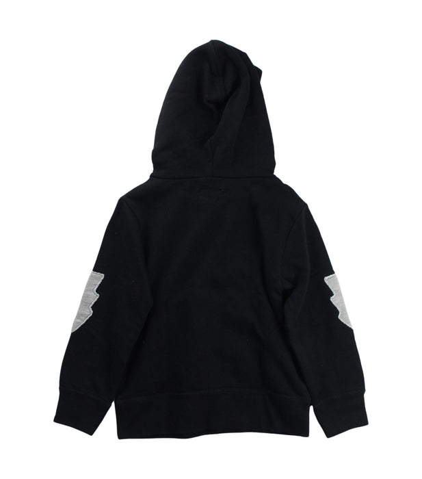 A Black Hooded Sweatshirts from Crewcuts in size 3T for boy. (Back View)